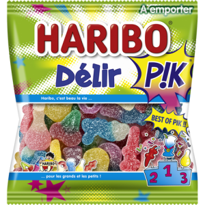DELIR’PIK assortiment HARIBO 4 x 120g = 480g