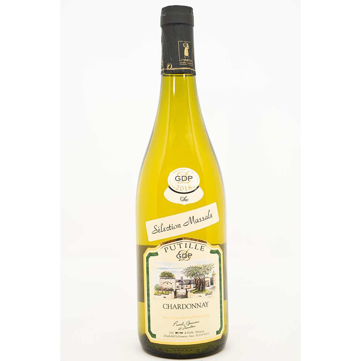 IGP CHARDONNAY cuvée massale CHATEAU PUTILLE – Image 2