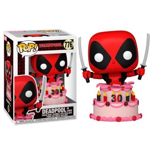 Figurine POP Marvel Deadpool 30th Deadpool dans Cake