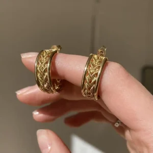 Créoles Mousses Or (Copie)