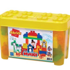 BARIL CIRQUE 50 pièces Maxi Briques Abrick