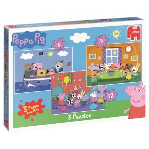 3 PUZZLES PEPPA PIG