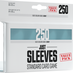 SLEEVES – GG – 250 Just Sleeves – Value Pack Clear