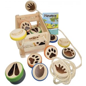 LES PAPATTES – Coffret Jeu en Bois