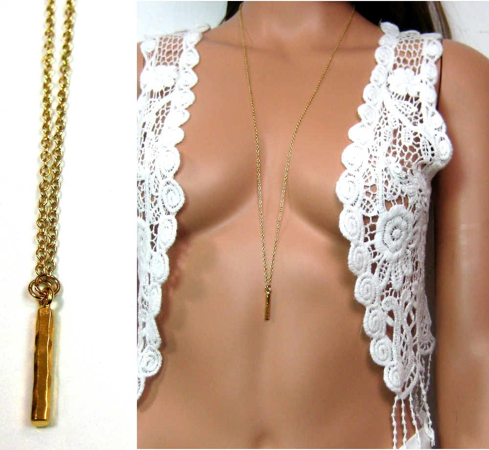 Collier long – Sautoir Argent 925 massif Plaqué Or – Image 2