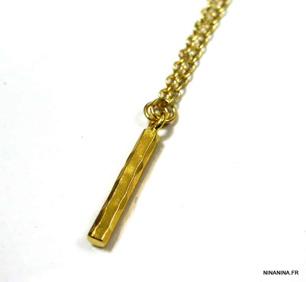 Collier long – Sautoir Argent 925 massif Plaqué Or – Image 5