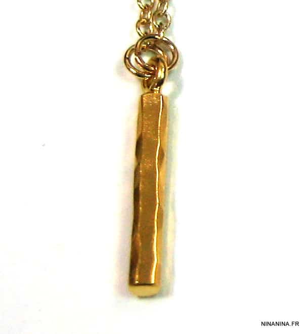 Collier long – Sautoir Argent 925 massif Plaqué Or – Image 6